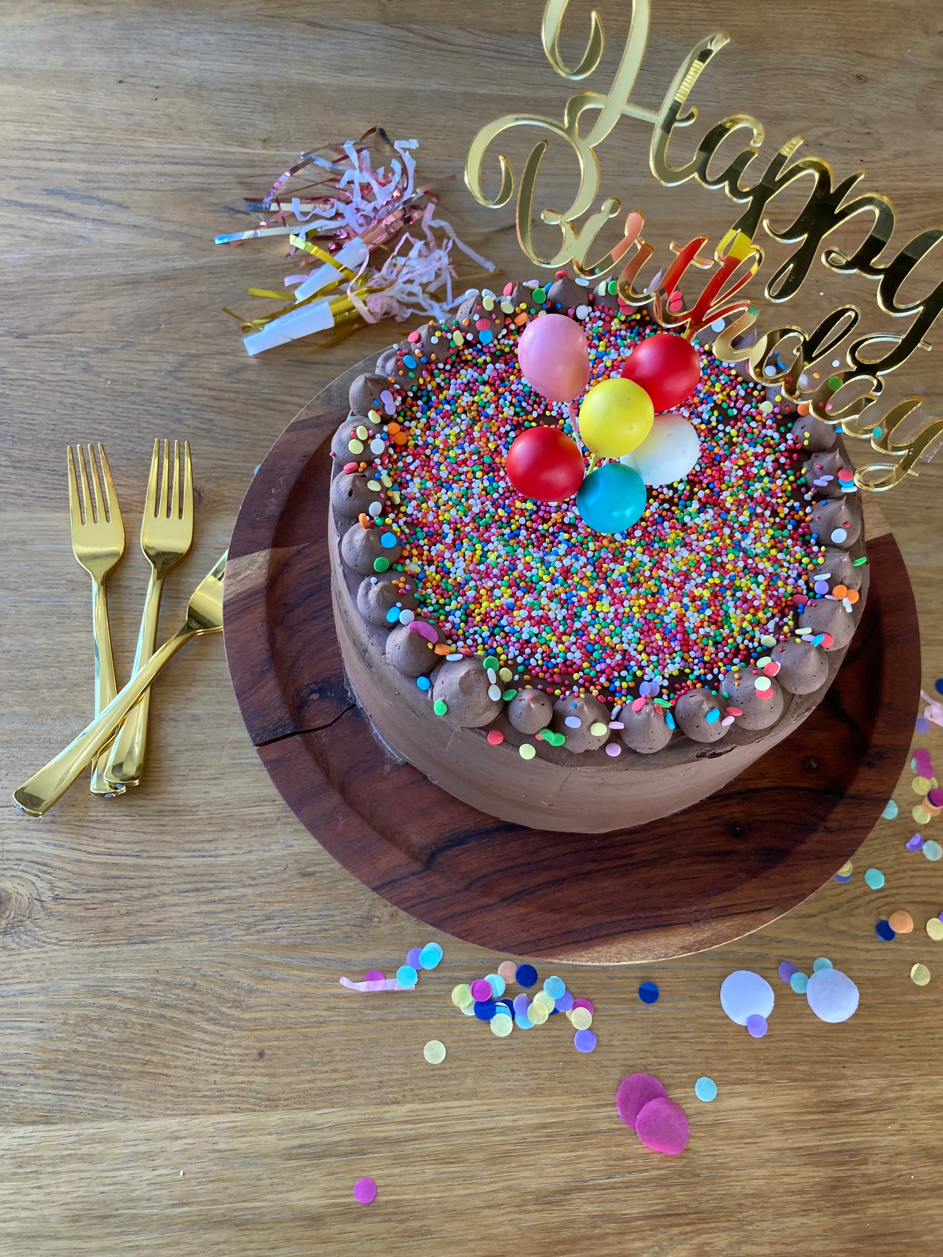 Decadent chocolate cake