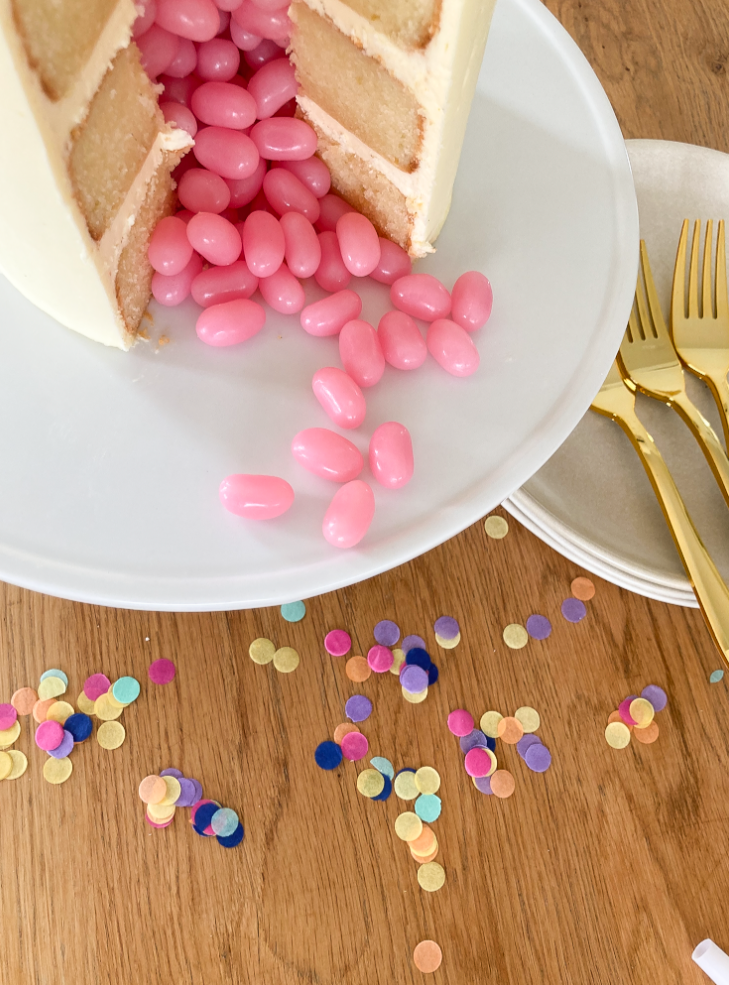 Gender Reveal Cake